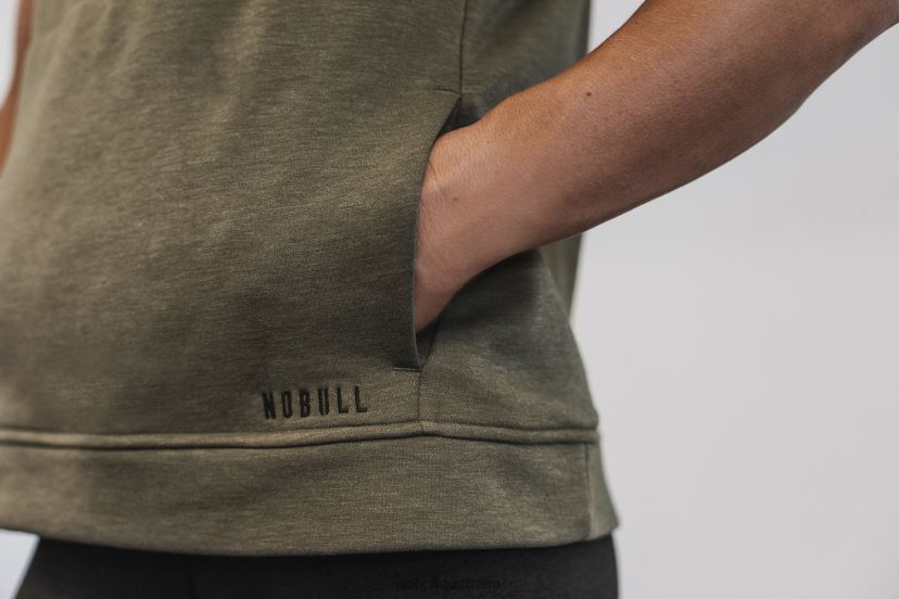 Microplush Sleeveless Hoodie XJ46681196Nobull