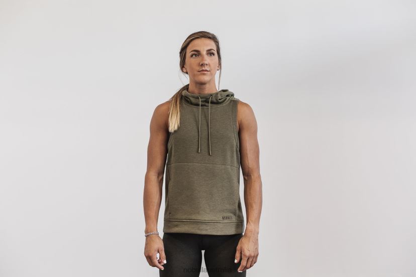 Microplush Sleeveless Hoodie XJ46681196Nobull
