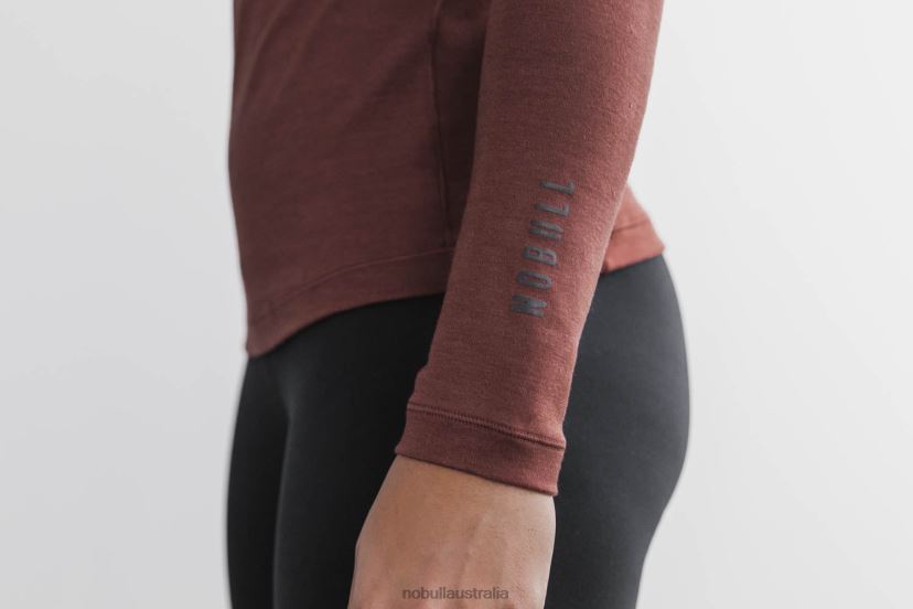 Blended Merino Wool 1/4 Zip XJ4668718Nobull