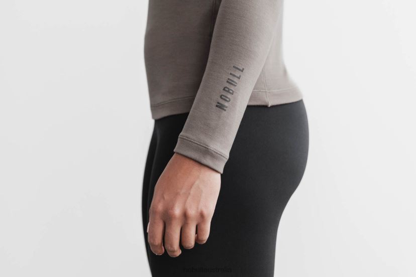 Blended Merino Wool 1/4 Zip XJ4668719Nobull