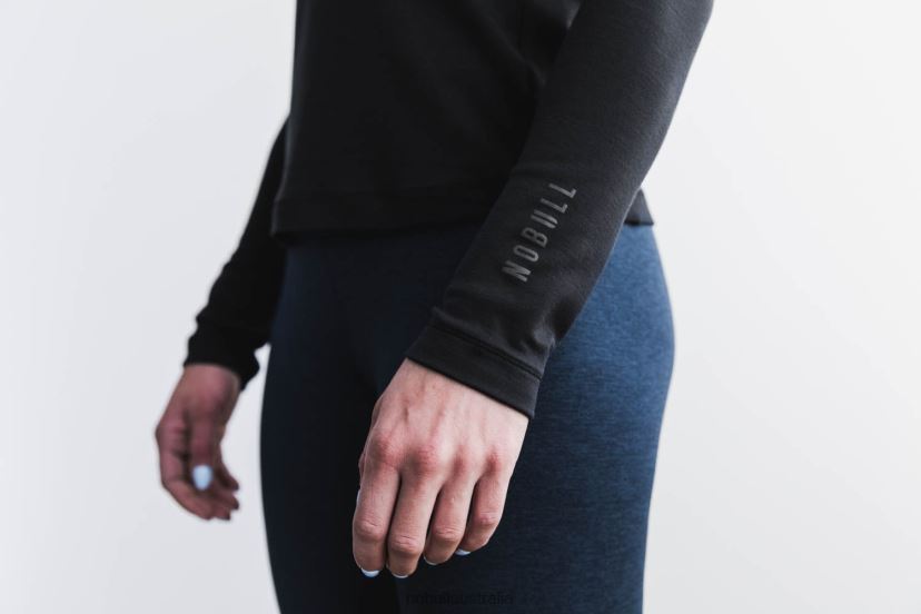 Blended Merino Wool 1/4 Zip XJ4668720Nobull