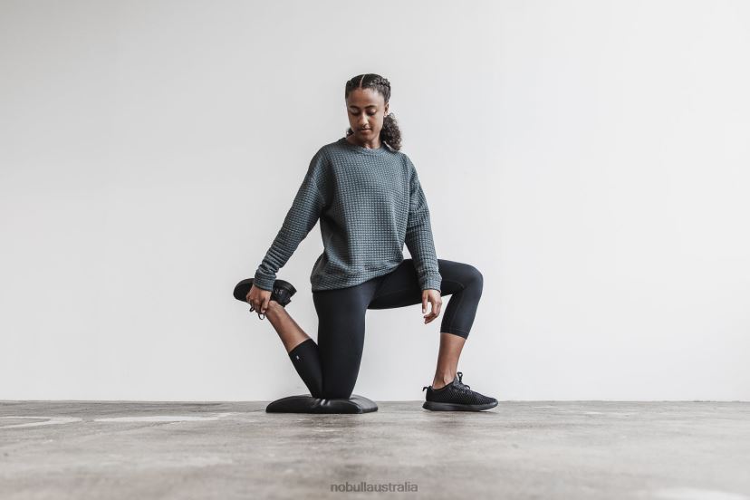 Quilted Crew Pullover XJ4668794Nobull