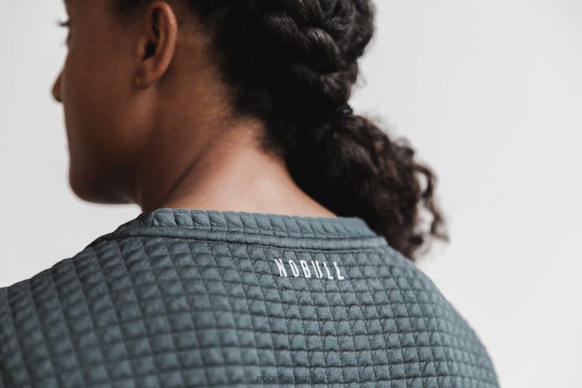 Quilted Crew Pullover XJ4668794Nobull