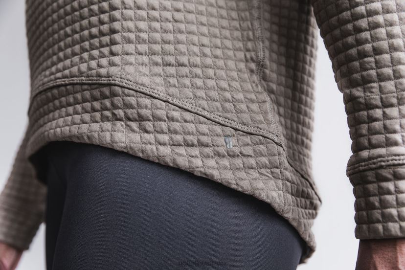 Quilted Crew Pullover XJ4668795Nobull