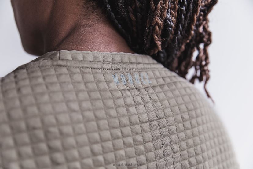 Quilted Crew Pullover XJ4668795Nobull