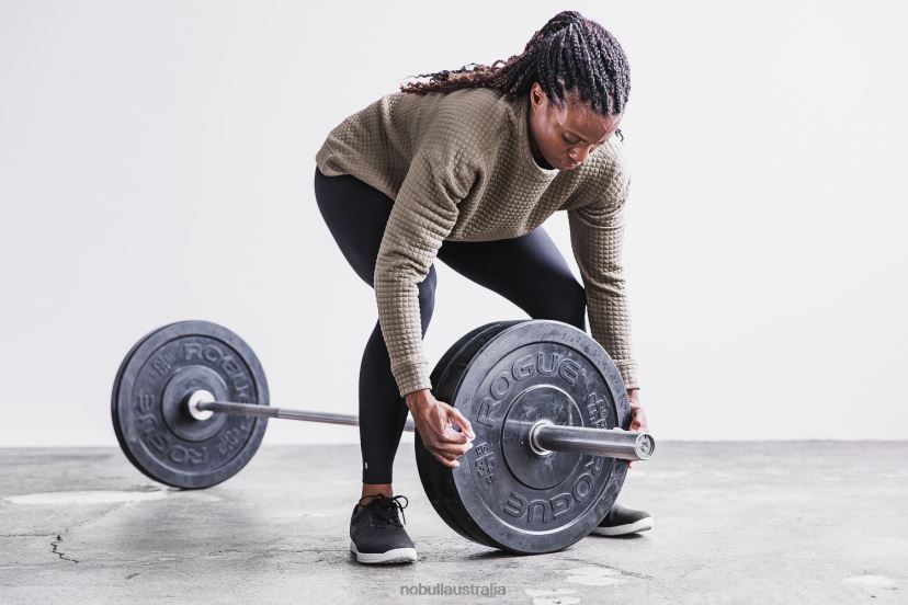 Quilted Crew Pullover XJ4668795Nobull