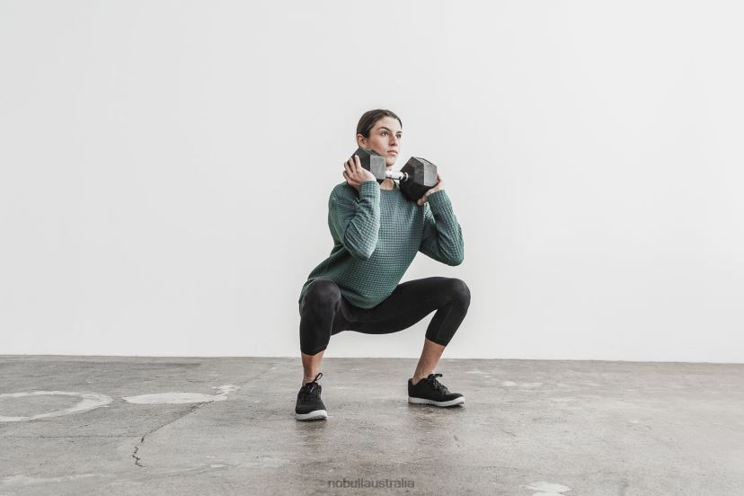 Quilted Crew Pullover XJ4668796Nobull