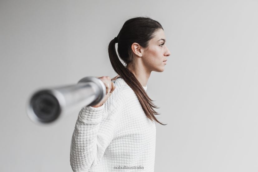 Quilted Crew Pullover XJ4668798Nobull