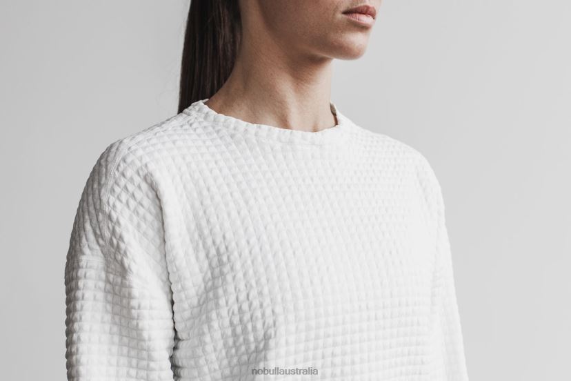 Quilted Crew Pullover XJ4668798Nobull