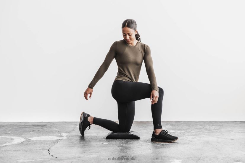 Blended Merino Wool Long Sleeve Tee XJ4668698Nobull