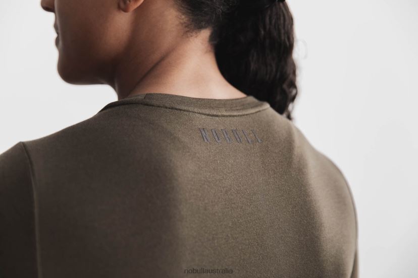 Blended Merino Wool Long Sleeve Tee XJ4668698Nobull