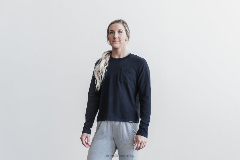 Heavyweight Long Sleeve Pocket Boxy Tee XJ46681134Nobull