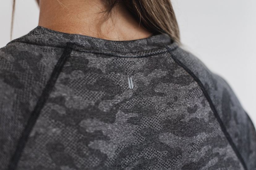 Lightweight Textured Long Sleeve Tee XJ46681150Nobull