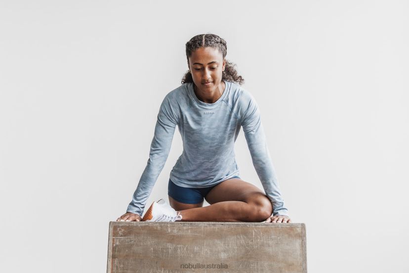 Lightweight Textured Long Sleeve Tee XJ46681152Nobull