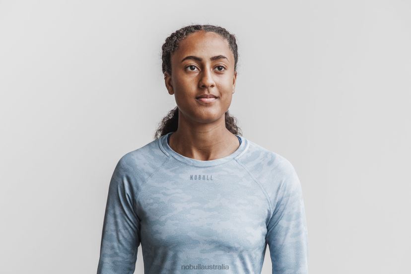 Lightweight Textured Long Sleeve Tee XJ46681152Nobull