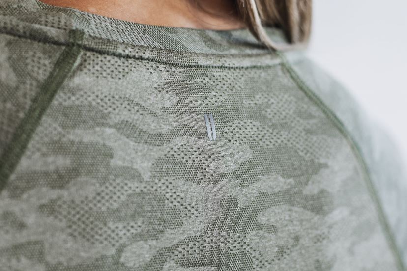 Lightweight Textured Long Sleeve Tee XJ46681155Nobull