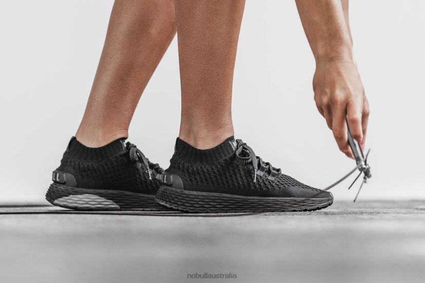 Black Knit Runner XJ4668580Nobull