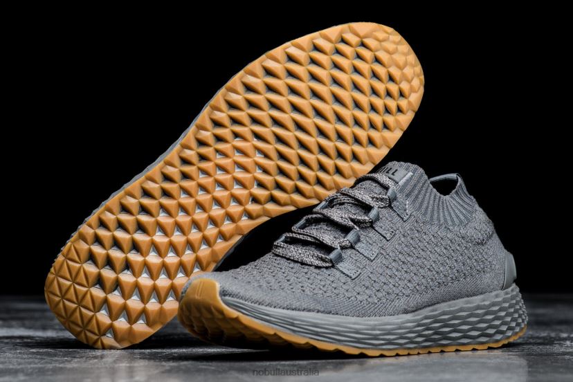 Dark Grey Knit Runner XJ4668581Nobull