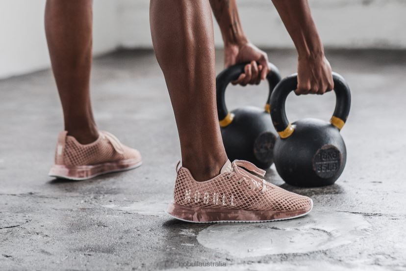 Dusty Rose Tie-Dye Mesh Runner XJ4668599Nobull