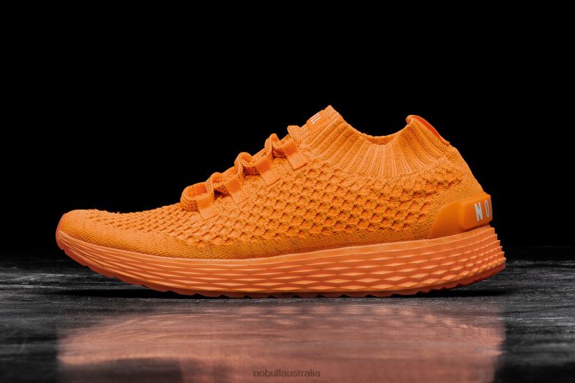 Neon Orange Reflective Knit Runner XJ4668586Nobull
