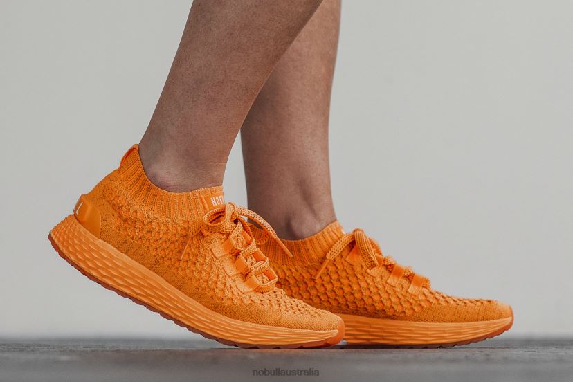 Neon Orange Reflective Knit Runner XJ4668586Nobull