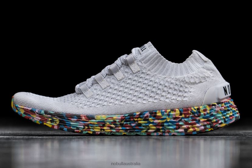 White Wild Knit Runner XJ4668591Nobull