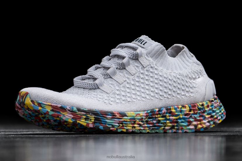 White Wild Knit Runner XJ4668591Nobull