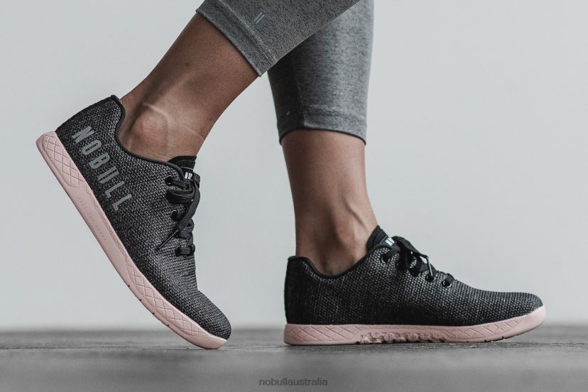 Black Heather Dusty Rose Trainer XJ4668526Nobull