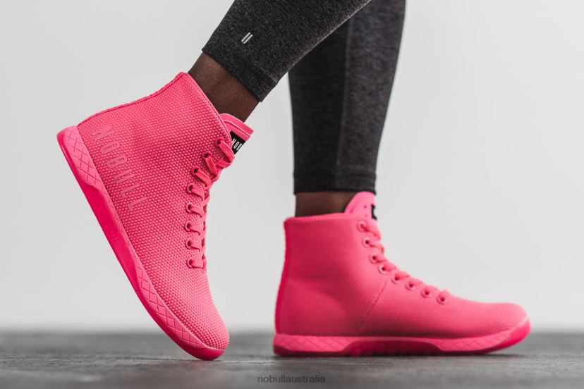 High-Top Neon Pink Trainer XJ4668528Nobull