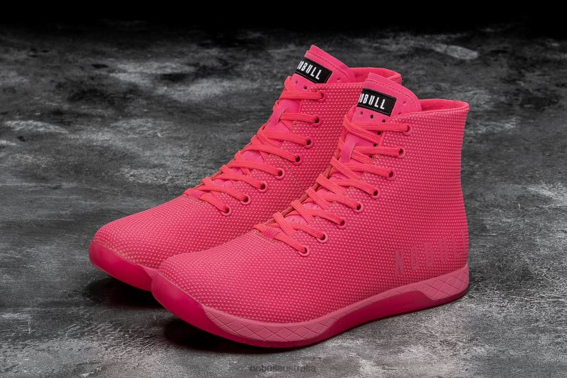High-Top Neon Pink Trainer XJ4668528Nobull