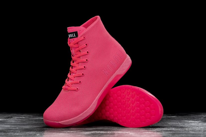 High-Top Neon Pink Trainer XJ4668528Nobull