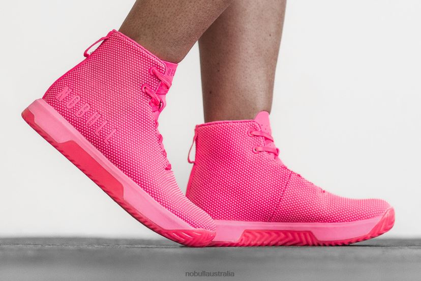 High-Top Neon Pink Trainer+ XJ4668546Nobull