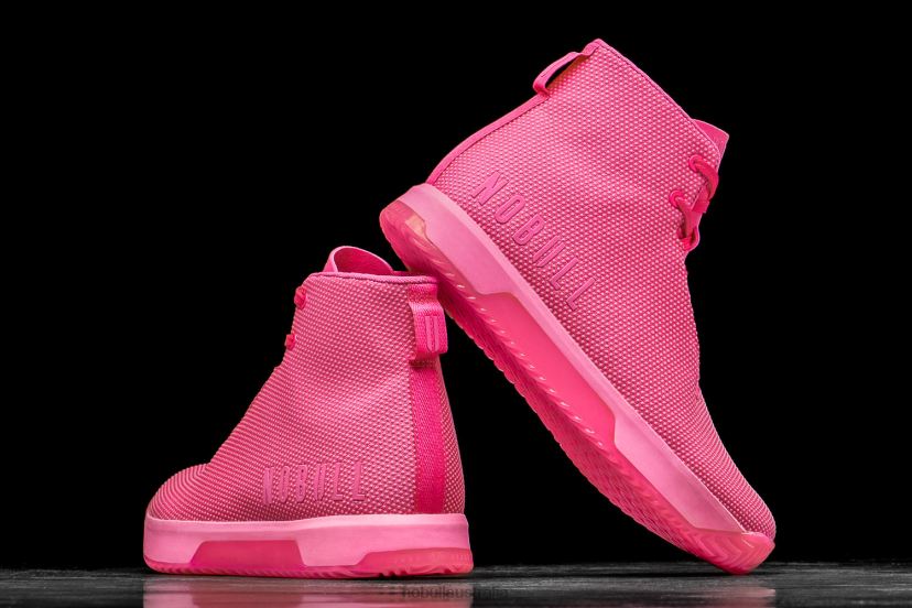 High-Top Neon Pink Trainer+ XJ4668546Nobull
