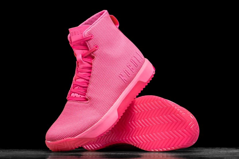 High-Top Neon Pink Trainer+ XJ4668546Nobull